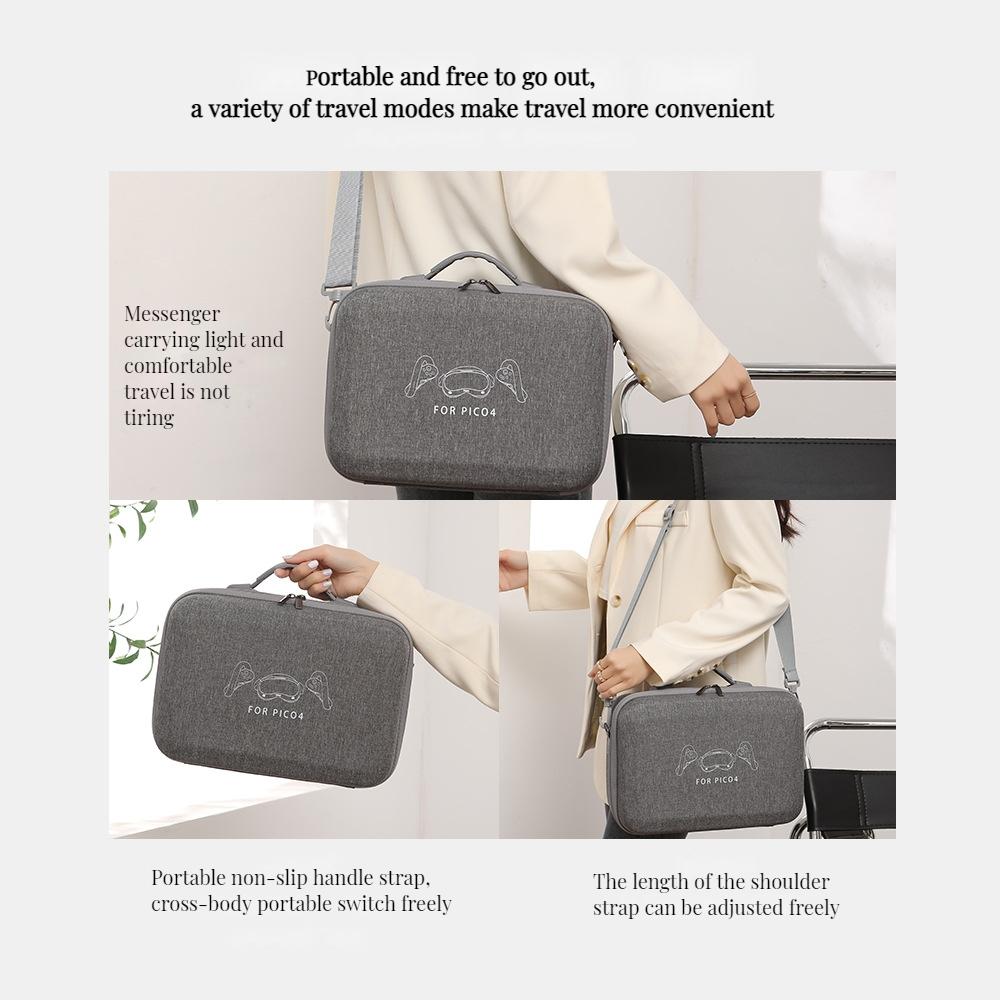 Compact Vr Storage Bag for Pico 4 - Hard Shell 7