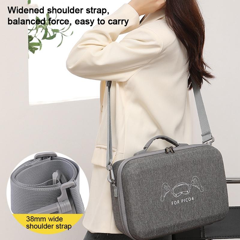 Compact Vr Storage Bag for Pico 4 - Hard Shell 8