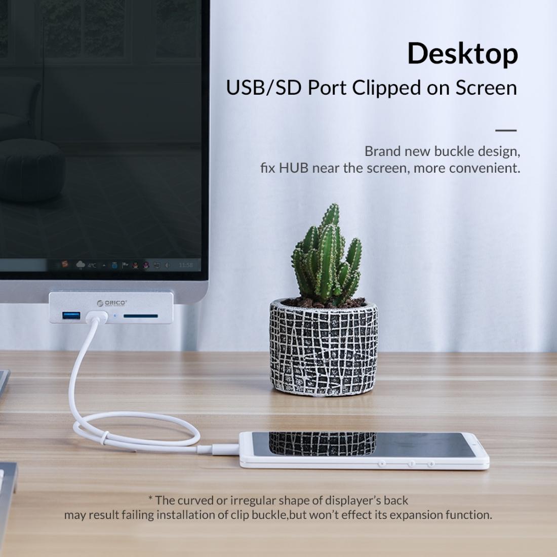 2-Port Usb3.0 Hub With Sd Card Reader 5