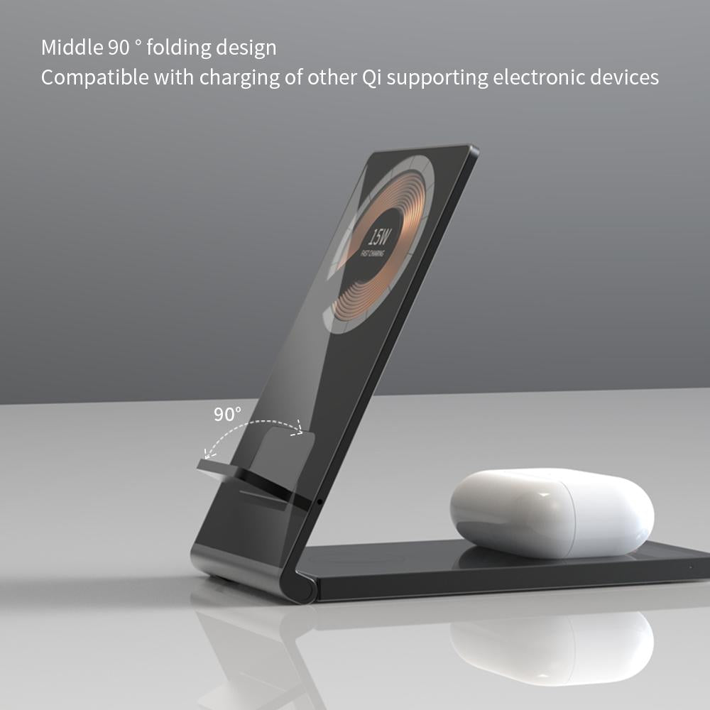 15W Foldable Magnetic Wireless Charger 4