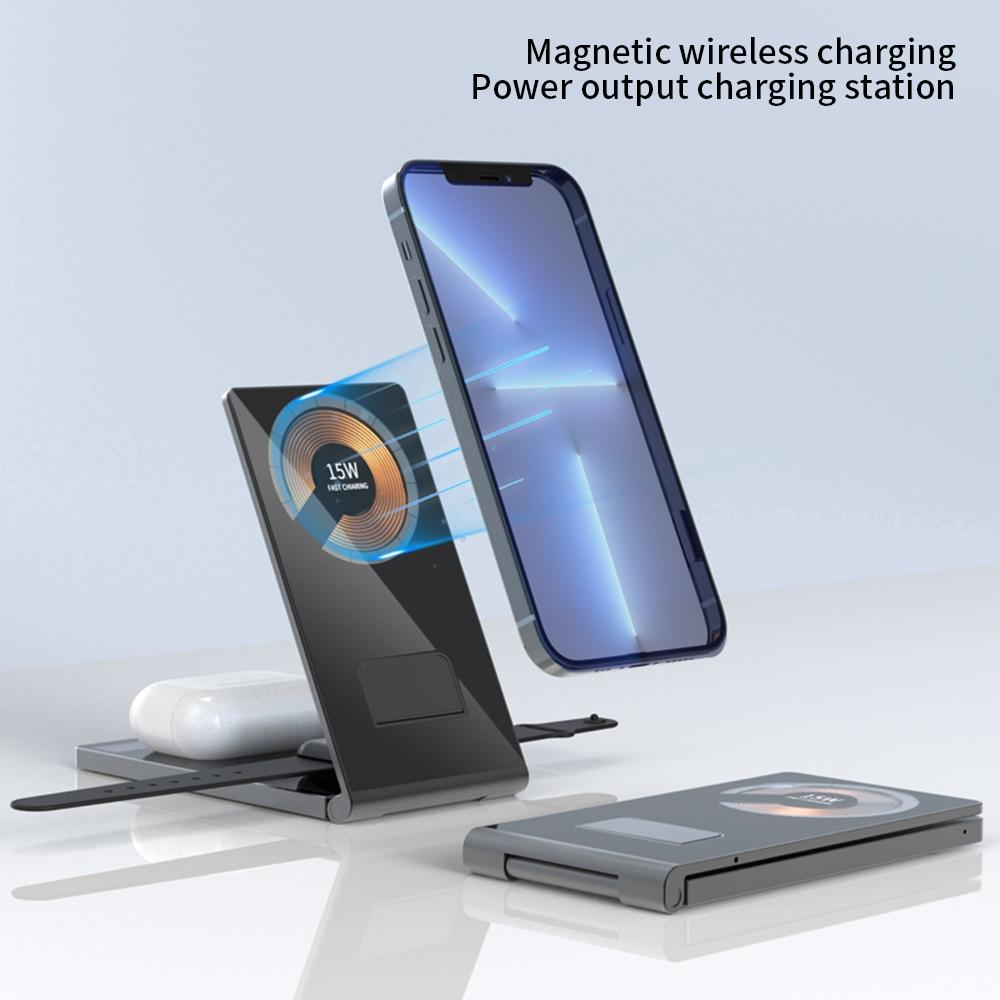 15W Foldable Magnetic Wireless Charger 5