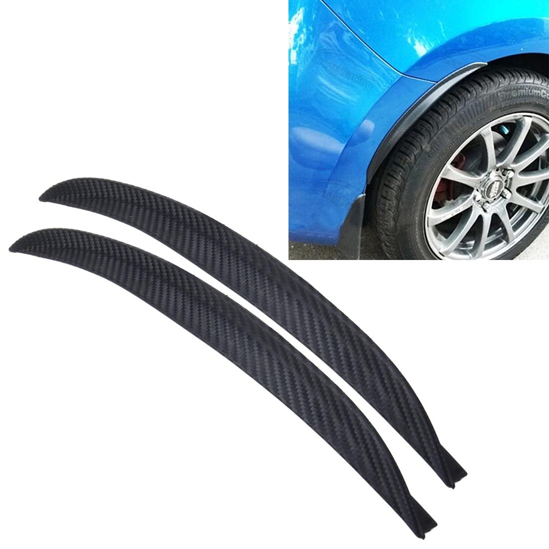 2 Pcs Car Auto Rubber Fender Guard Protection Strip Scratch Protector Sticker - Size 34 X 2Cm 4
