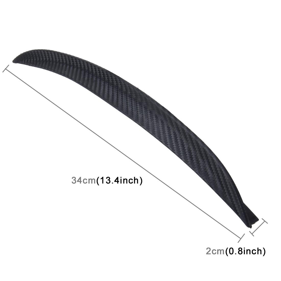 2 Pcs Car Auto Rubber Fender Guard Protection Strip Scratch Protector Sticker - Size 34 X 2Cm 3