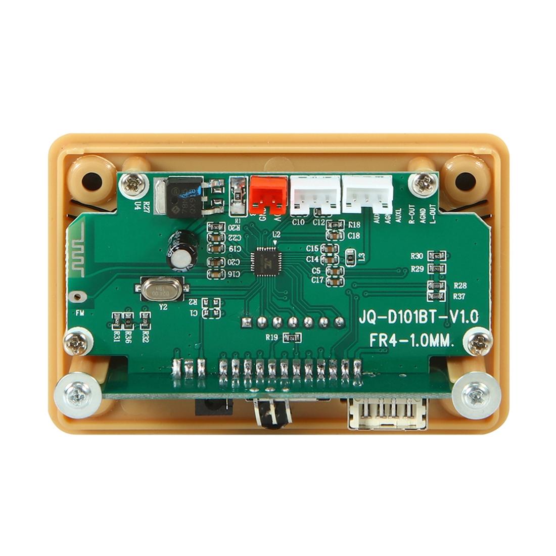 5V Car Audio Mp3 Player With Bluetooth & Remote - Fm Radio Tf Card Usb 4