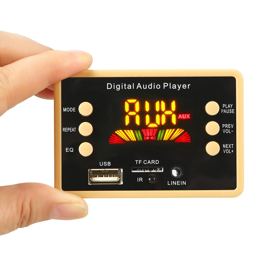 5V Car Audio Mp3 Player With Bluetooth & Remote - Fm Radio Tf Card Usb 5