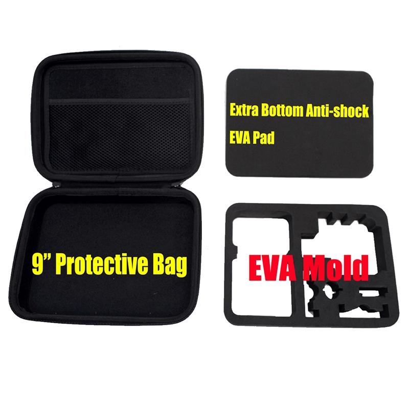 Portable Waterproof Travel Case for Action Cameras - Shockproof Fits Gopro Insta360 Dji - 22x16x7cm 8