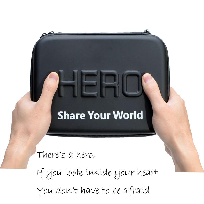 Portable Waterproof Travel Case for Action Cameras - Shockproof Fits Gopro Insta360 Dji - 22x16x7cm 10