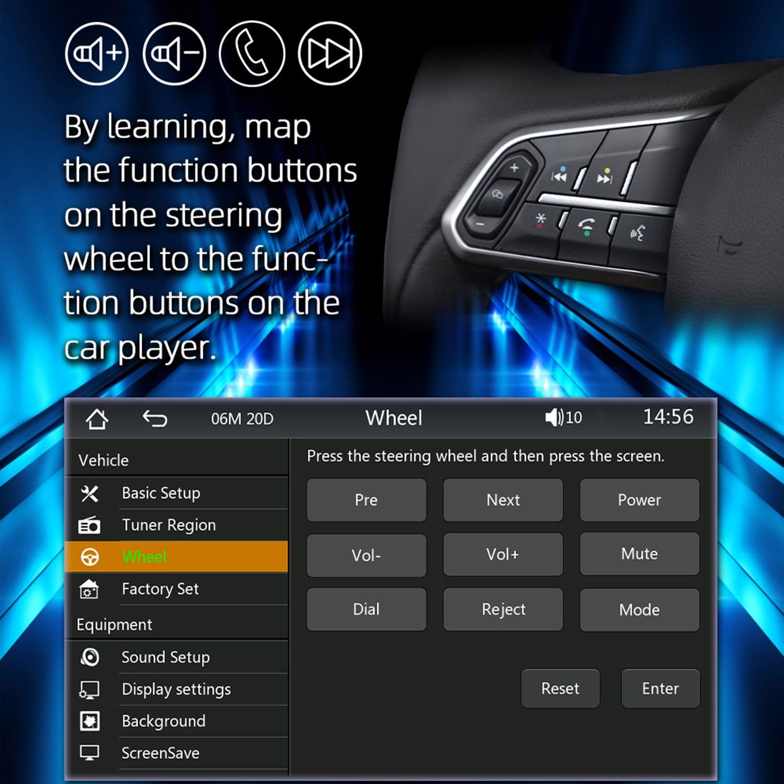 7 Inch Hd Touch Car Mp5 Player W / Bluetooth Reverse Mobile Internet Wired Carplay & Android Auto 9