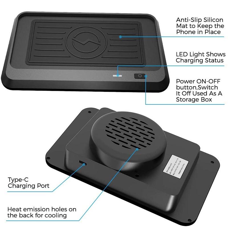 10w Wireless Charger for Land Rover Discovery Sport 2015-2019 45