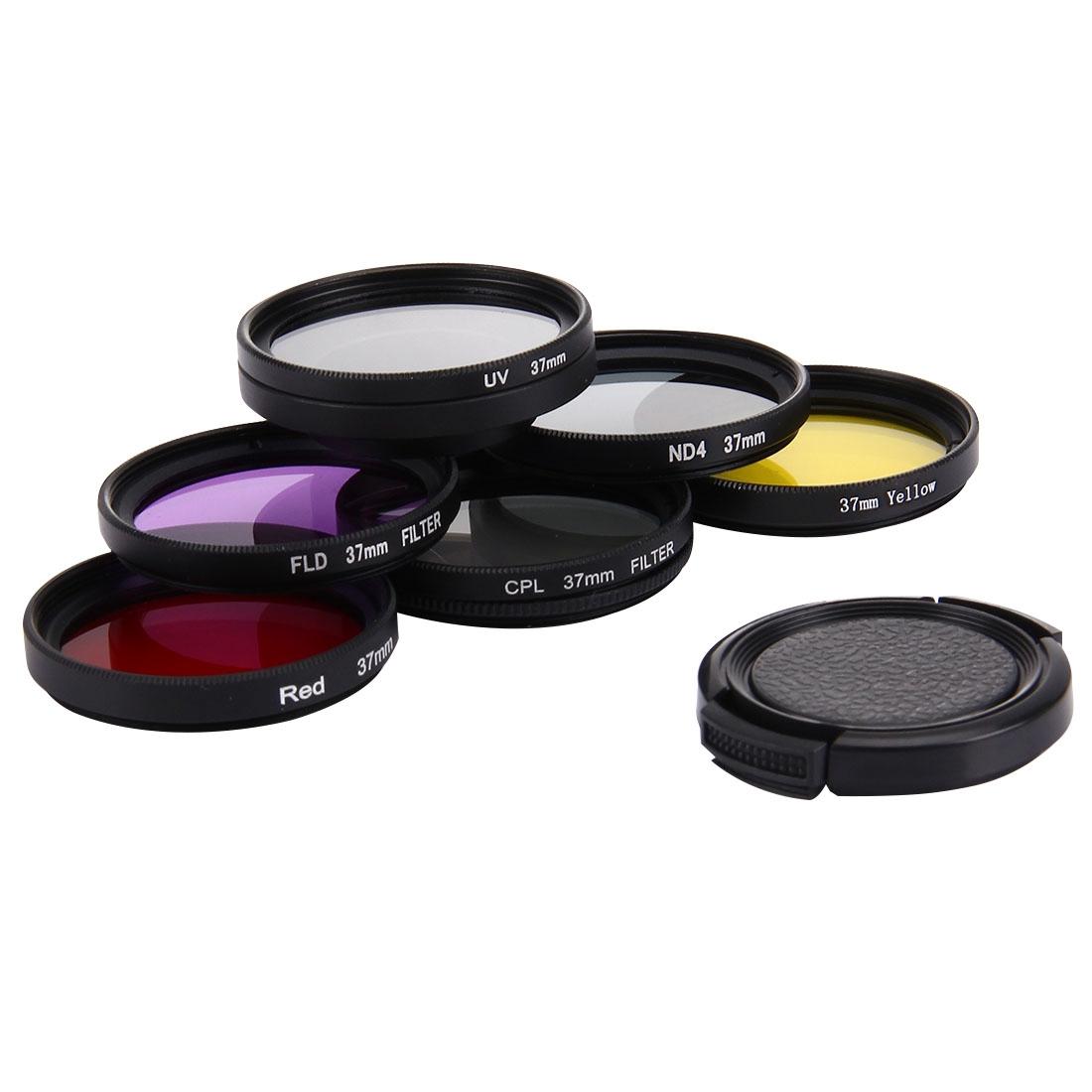 37mm Lens Filter Set for Gopro Hero4 / 3 / 3+ with Cpl Uv Nd4 Fld Filters and Protective Cap 4