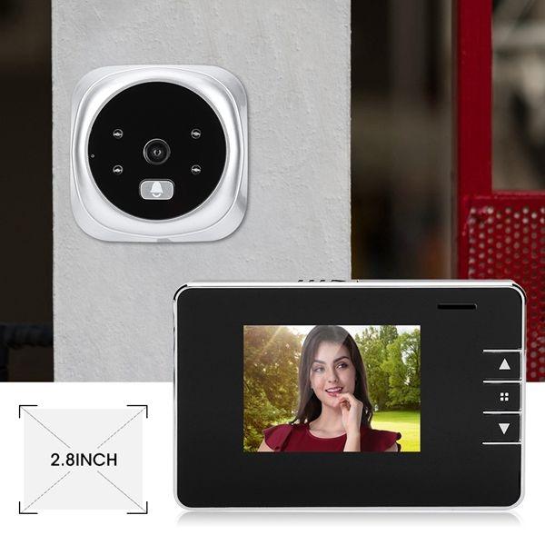 2.8 Screen Digital Peephole Door Bell With 0.3Mp Camera 10