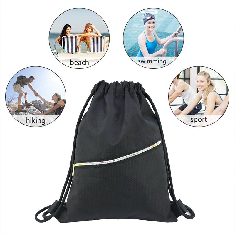 Waterproof Outdoor Football Grid Texture Oxford Backpack 45X35Cm 8