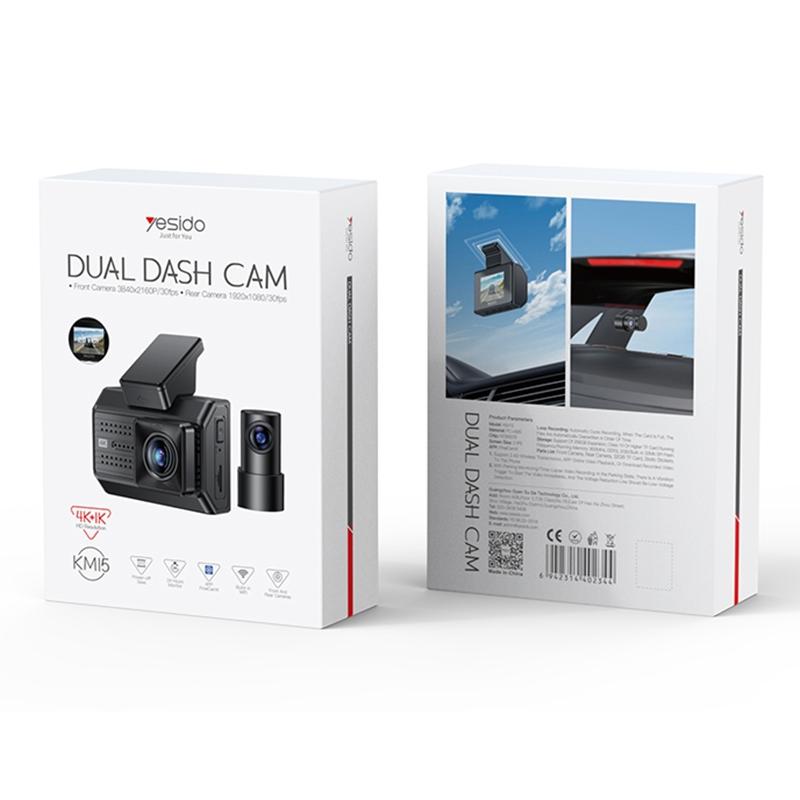 4k Dual Dash Cam for Driving - Km15 4