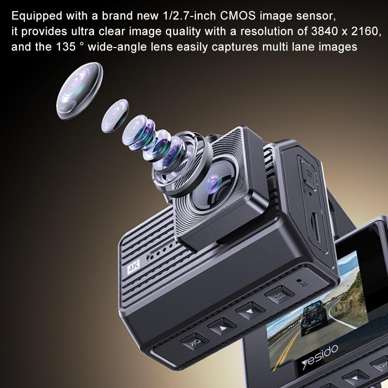 4k Dual Dash Cam for Driving - Km15 6