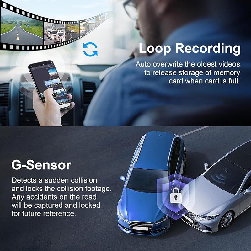 4k Dual Dash Cam for Driving - Km15 10