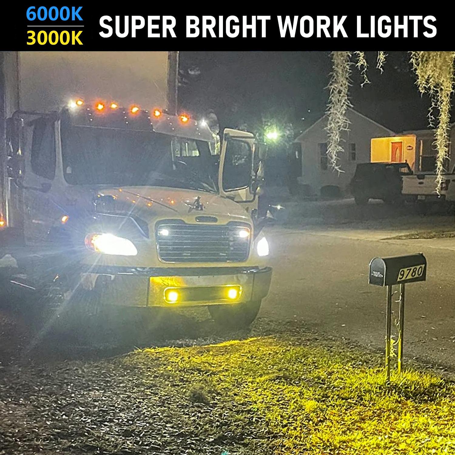 Car 3 Inch Continuous Two - Colour Spotlight 20W / 2000Lm / Dc9 - 30V 7