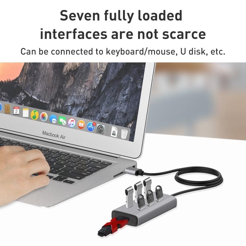 7-Port Usb 3.0 Hub With 80Cm Cable 5