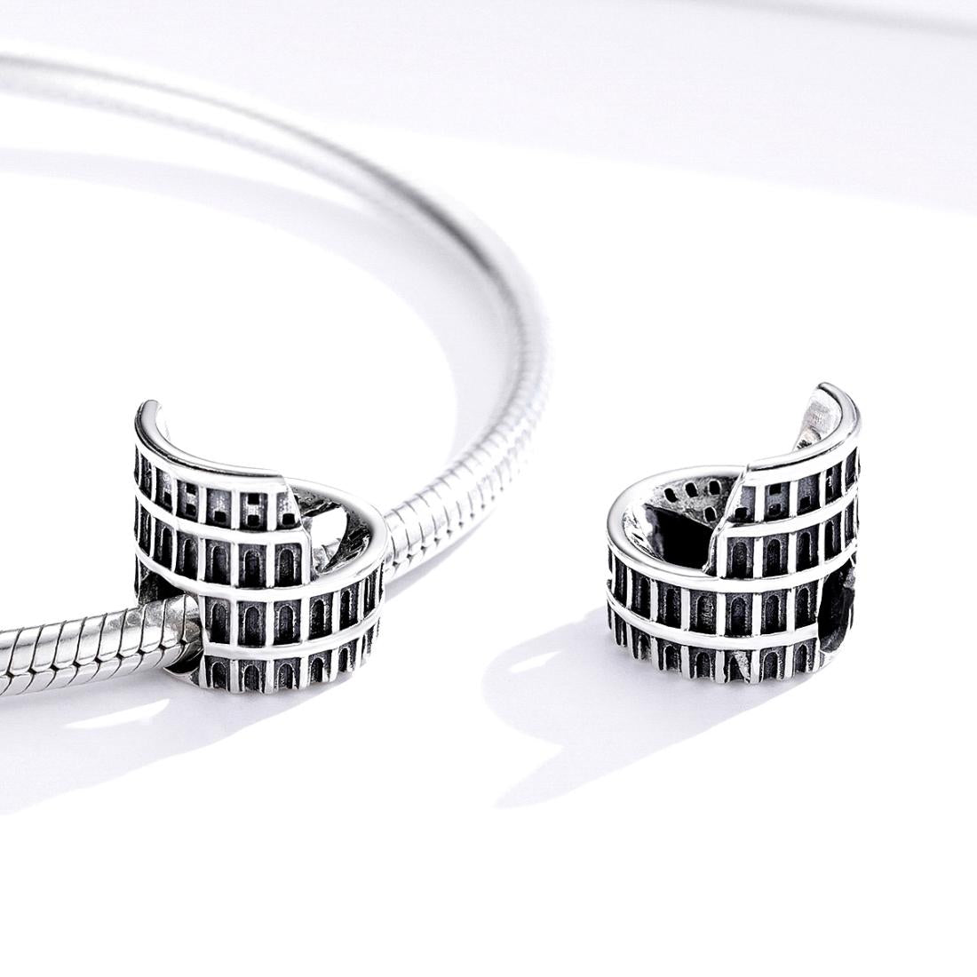 925 Sterling Silver Colosseum Beads For Diy Bracelets & Necklaces 6