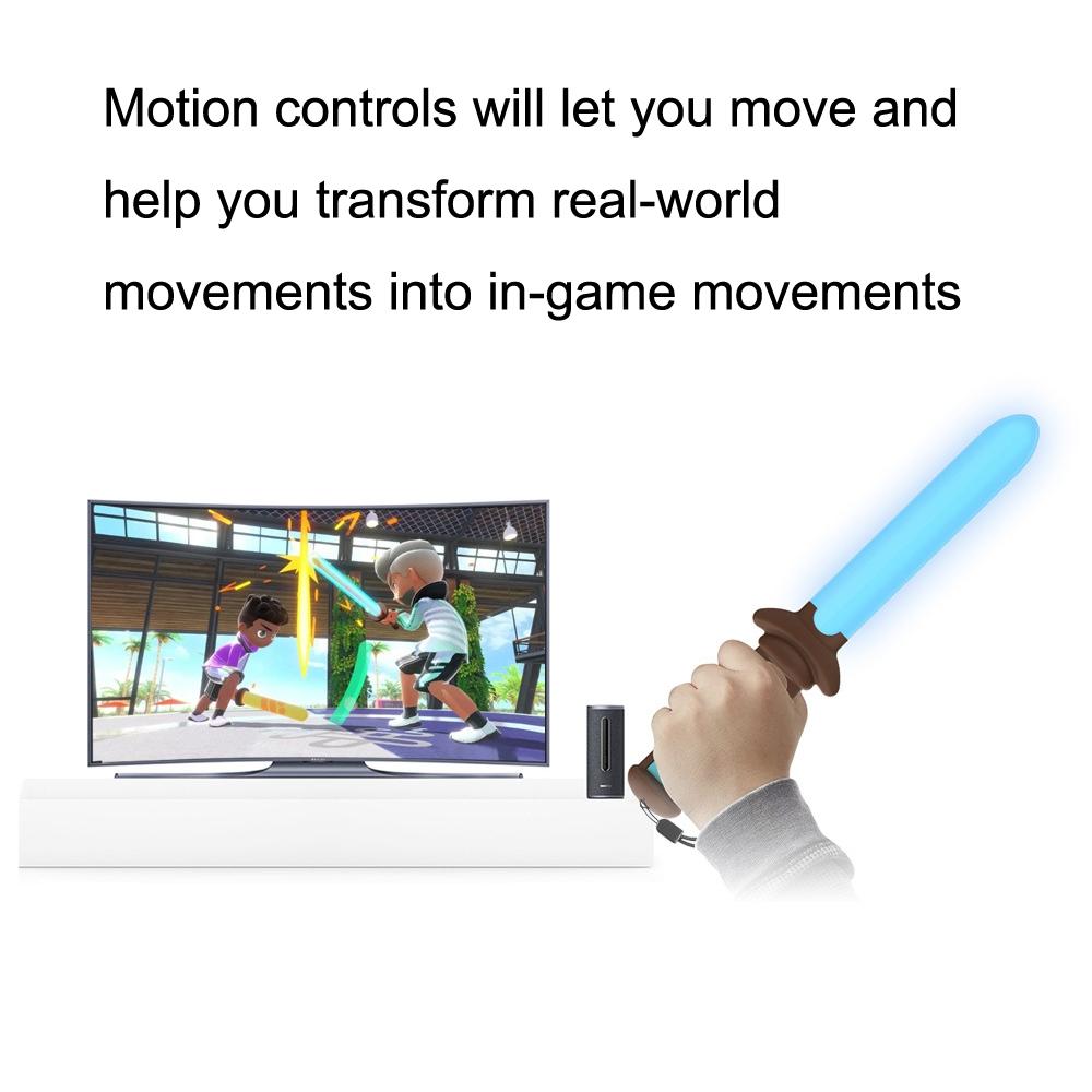 7-in-1 Sports Set for Nintendo Switch Lightsaber Leg Strap Tennis Racket Wrist Strap 4