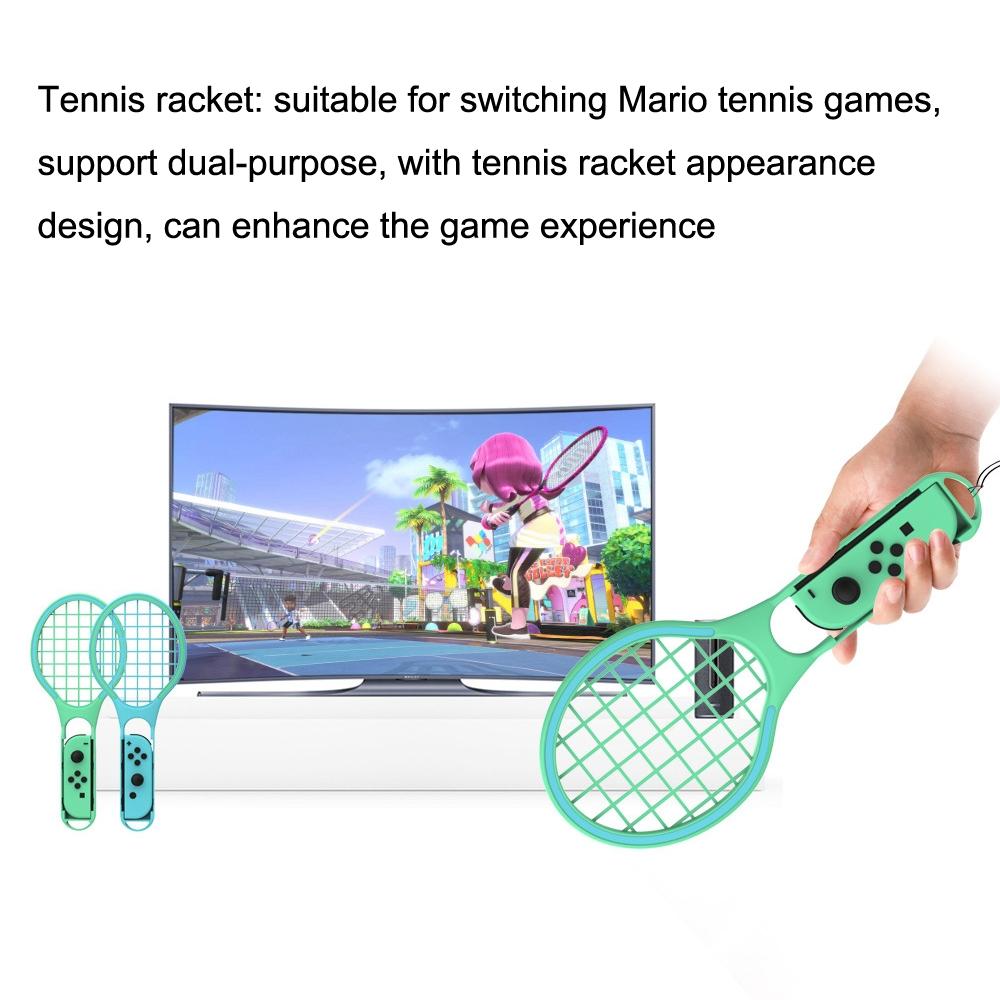 7-in-1 Sports Set for Nintendo Switch Lightsaber Leg Strap Tennis Racket Wrist Strap 6