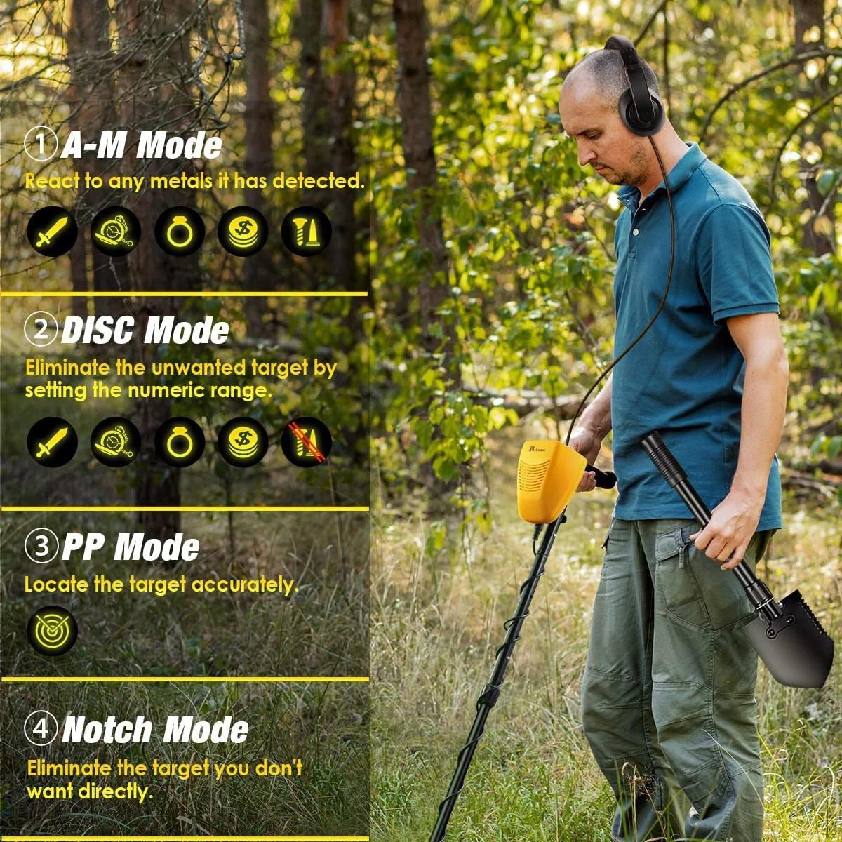 Underground Lcd Metal Detector for Outdoor 10