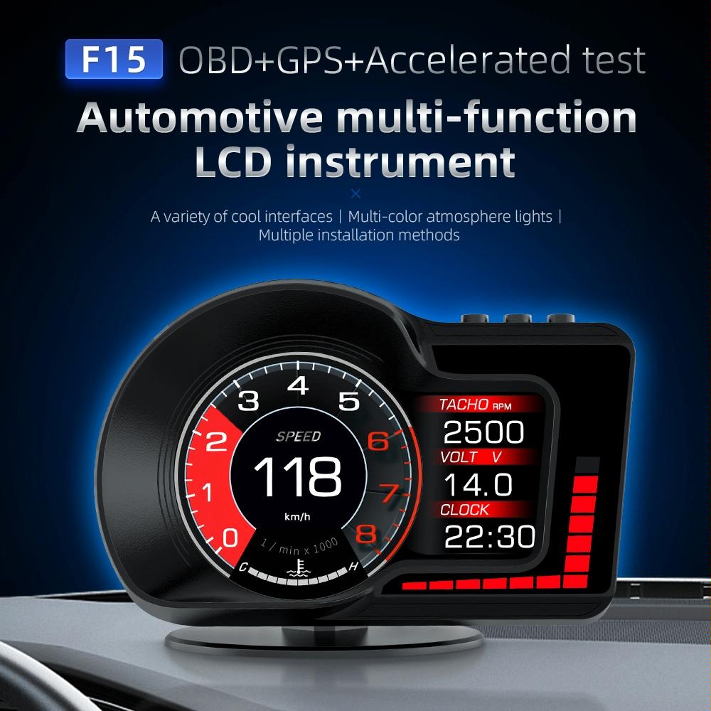 High Def Obd+Gps Hud For F15 Cars 5