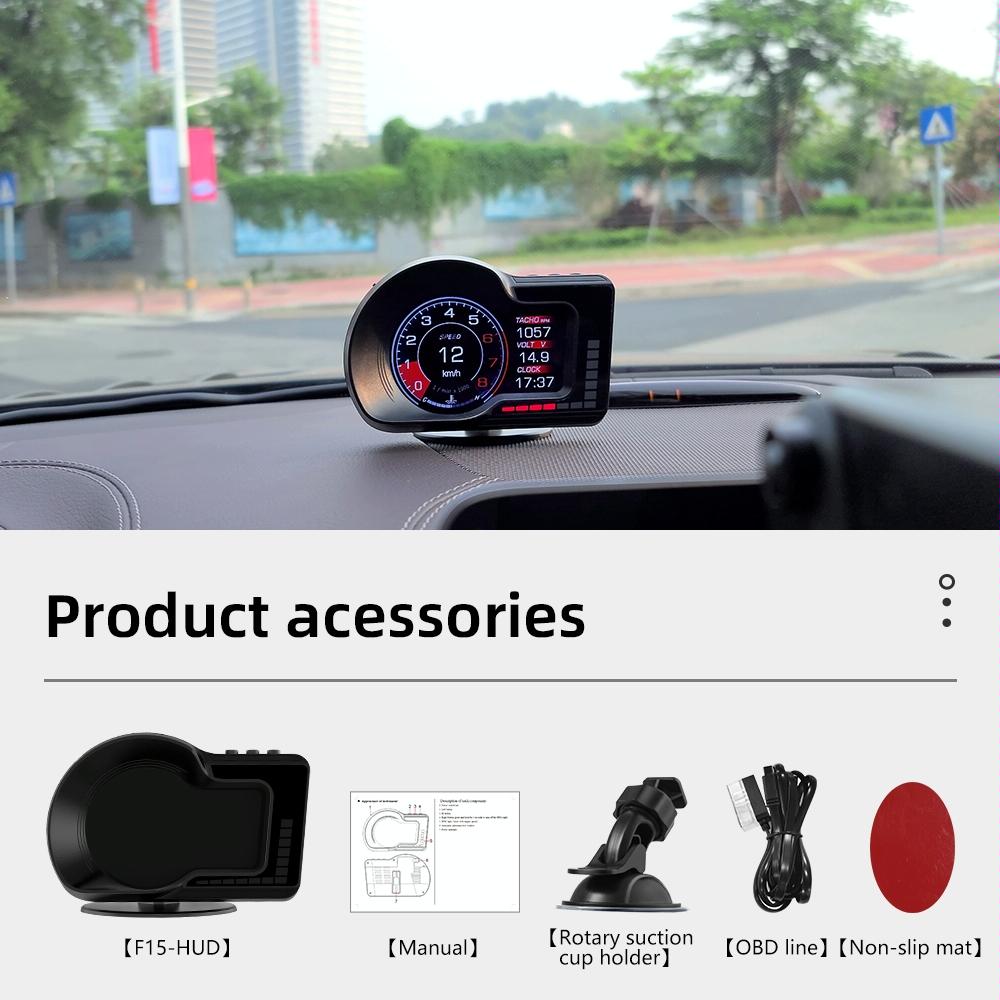 High Def Obd+Gps Hud For F15 Cars 10