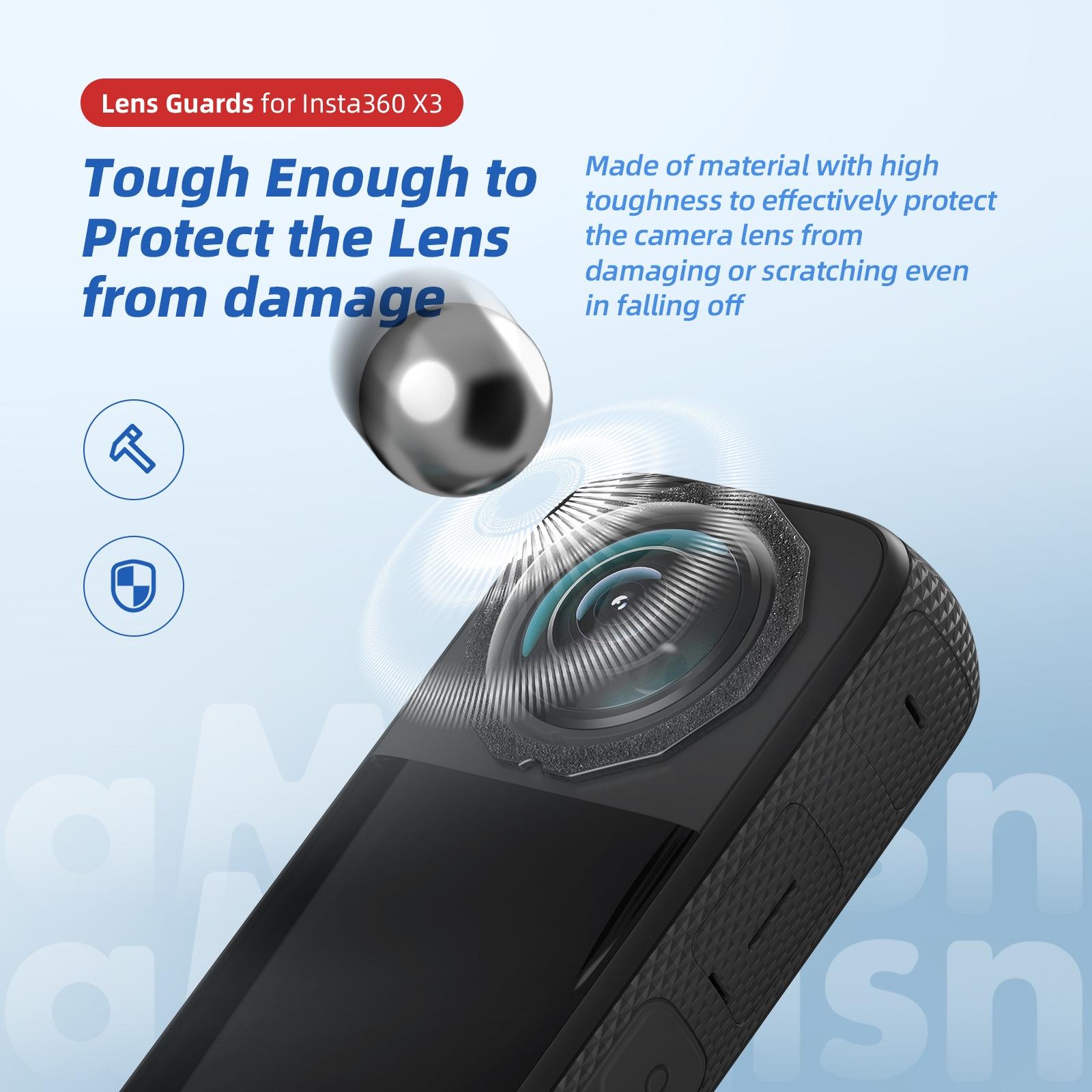 2-in-1 Insta360 X3 Lens Guard for Mobility Camera 6