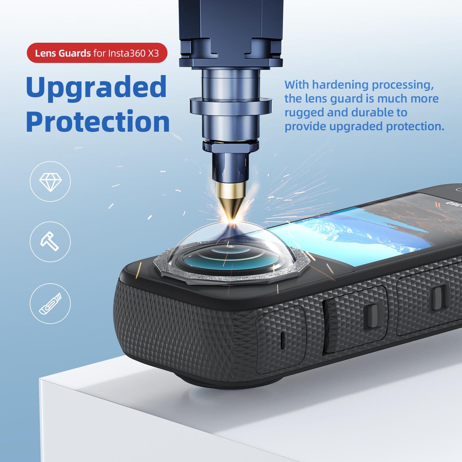 2-in-1 Insta360 X3 Lens Guard for Mobility Camera 7