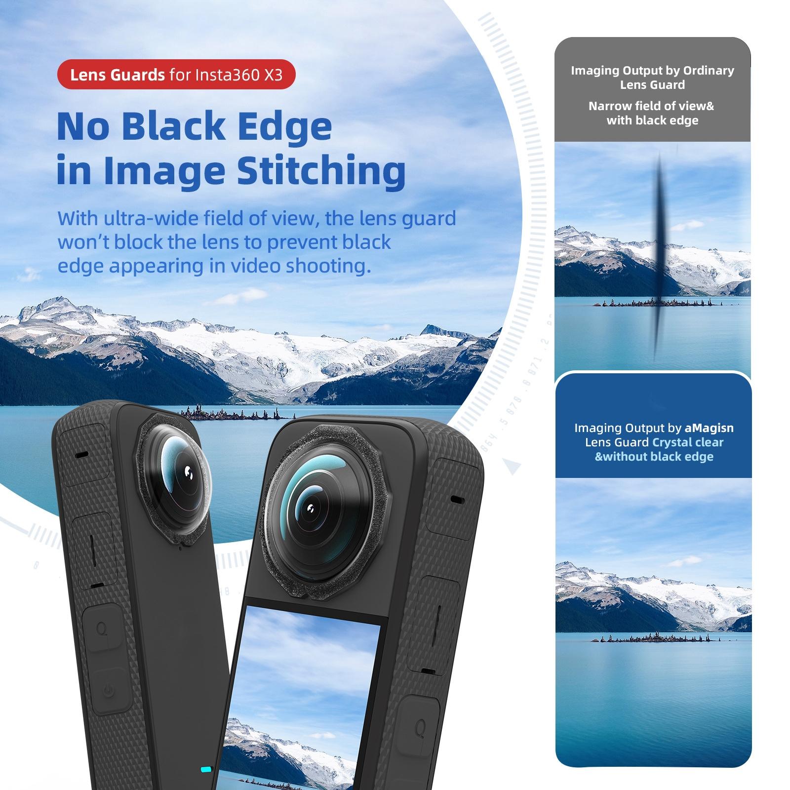 2-in-1 Insta360 X3 Lens Guard for Mobility Camera 9