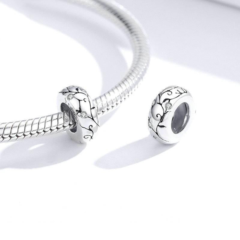 925 Sterling Silver Silicone Spacer For Bracelets 4
