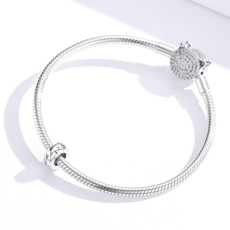 925 Sterling Silver Silicone Spacer For Bracelets 5
