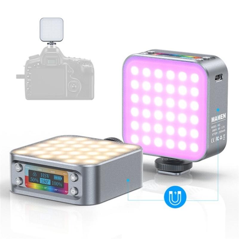 Portable Dimmable Rgb Fill Light for Photography and Phone 3