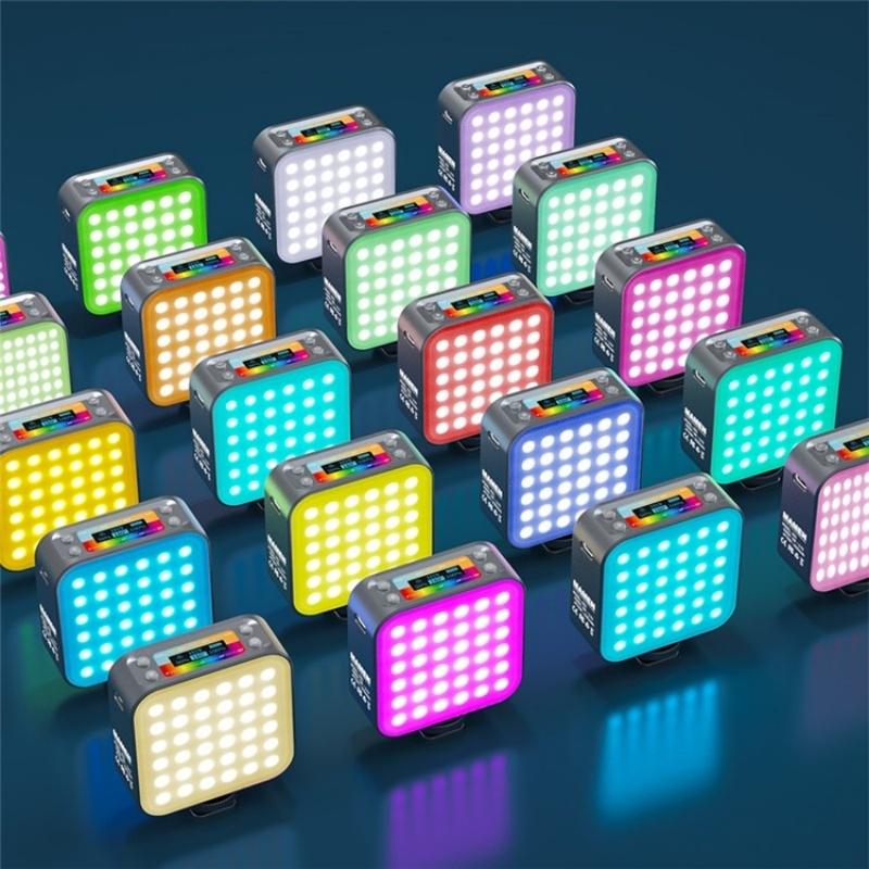 Portable Dimmable Rgb Fill Light for Photography and Phone 8
