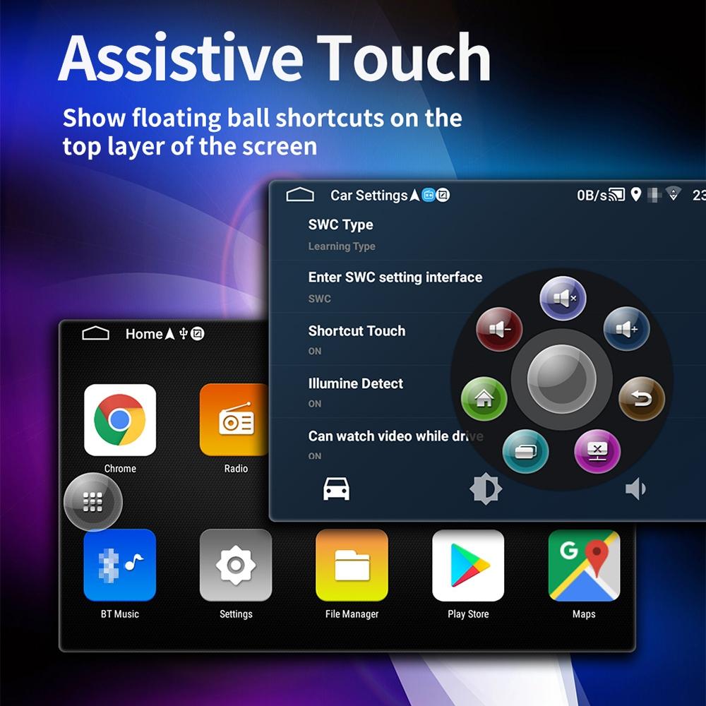 9 Inch Android 8.1 Car Radio Receiver For Volkswagen - Fm Bluetooth Gps Wifi Tf Card - Decoding 9
