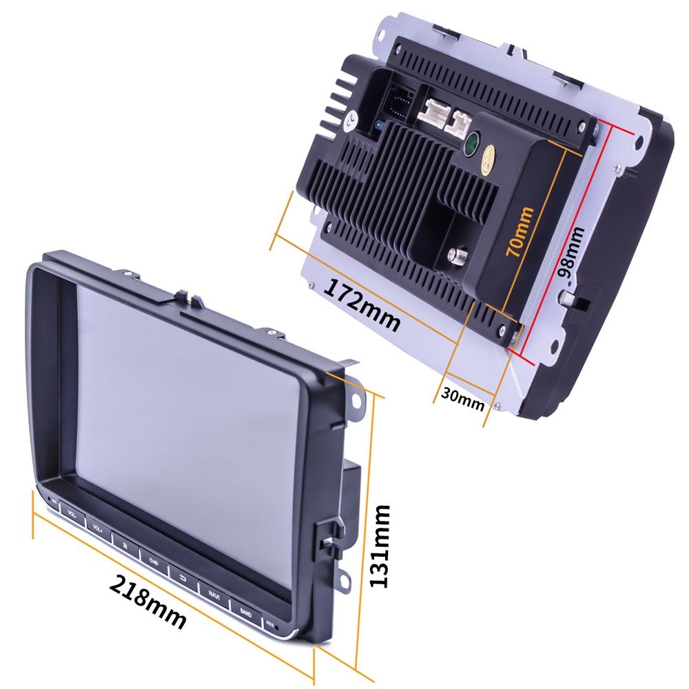 9 Inch Android 8.1 Car Radio Receiver For Volkswagen - Fm Bluetooth Gps Wifi Tf Card - Decoding 10