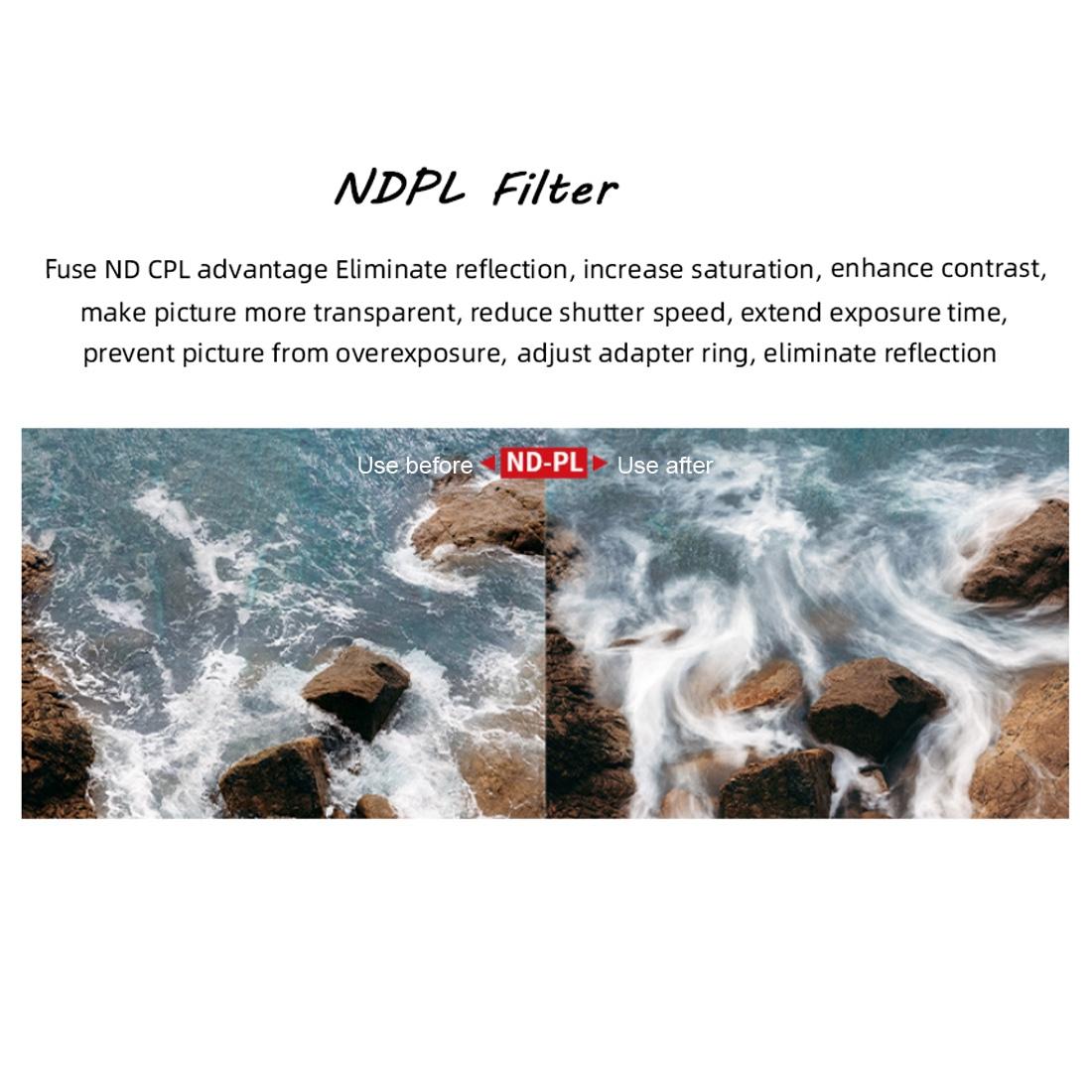 Nd64 Pl Lens Filter for Dji Mavic Air 2 Drone 3