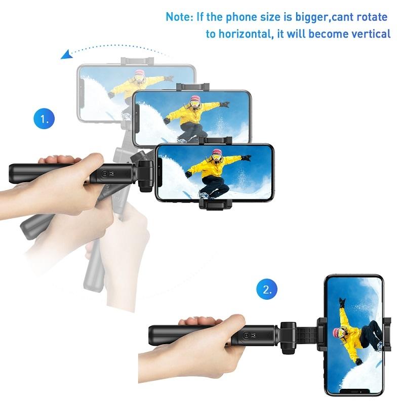 Multifunctional Mobile Phone Gimbal Stabilizer with Live Video and Selfie Stick 14
