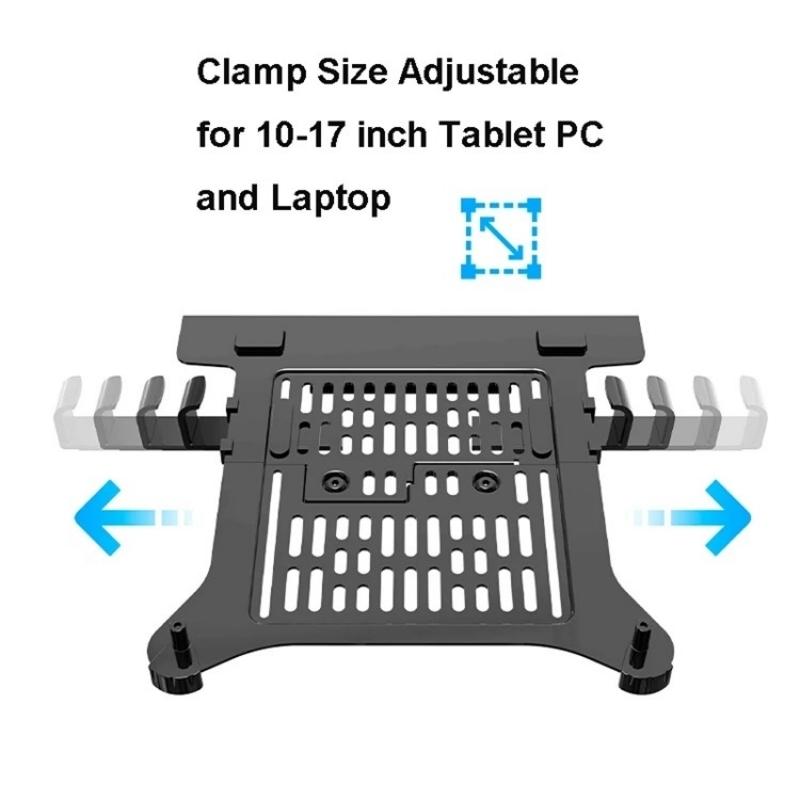 Full Motion Gas Spring Arm for 10-17 Inch Desktop / Laptop 5