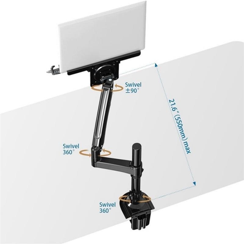 Full Motion Gas Spring Arm for 10-17 Inch Desktop / Laptop 8