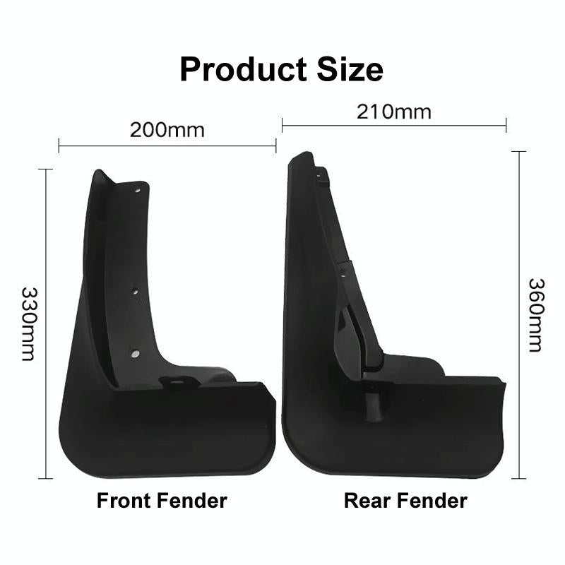 For Toyota Highlander 2021-2022 4Pcs / Set Car Auto Soft Plastic Splash Flaps Fender Guard 4