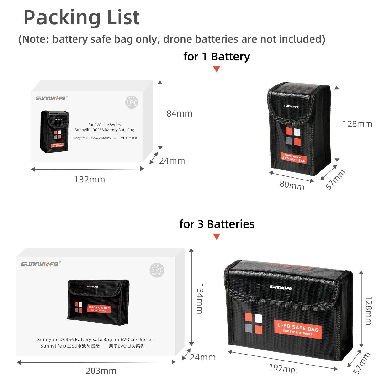 3-in-1 Evo Lite Battery Explosion-proof Bag 6