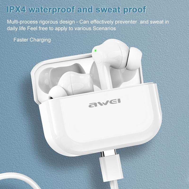 Waterproof Tws Headset with Anc & Charging Case - Ta1 Bluetooth V5.0 7