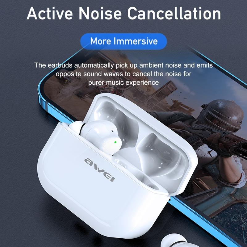 Waterproof Tws Headset with Anc & Charging Case - Ta1 Bluetooth V5.0 8