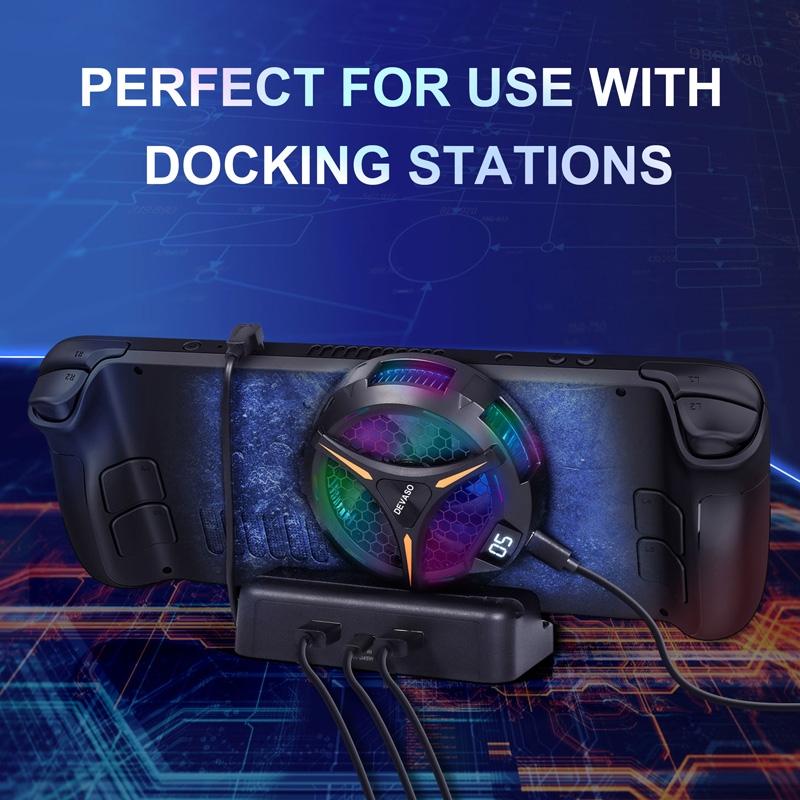 Steam Deck Oled Game Console With Digital Display And Metal Heat Sink 8