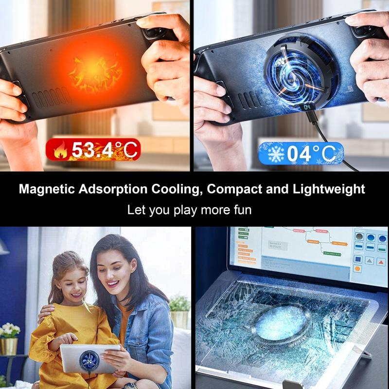 Steam Deck Oled Game Console With Digital Display And Metal Heat Sink 9