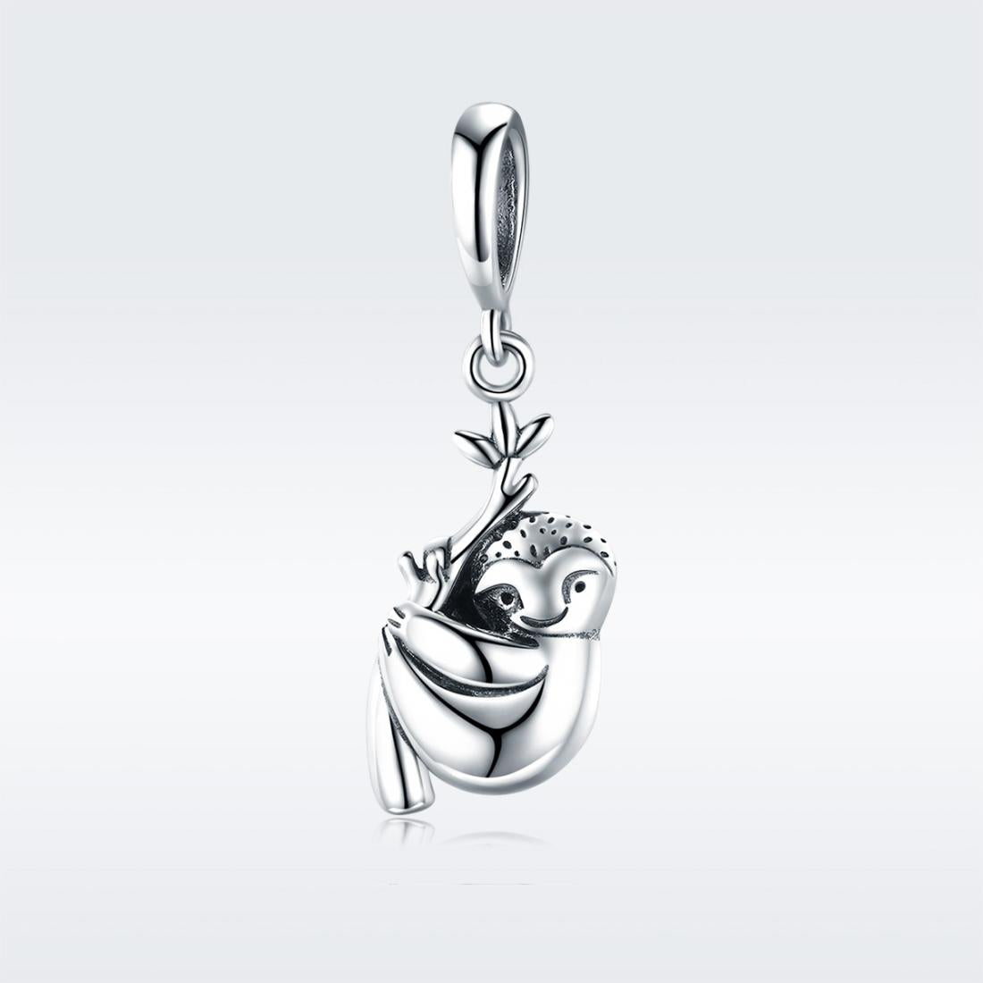 925 Sterling Silver Sloth Bead For Diy Bracelets 3