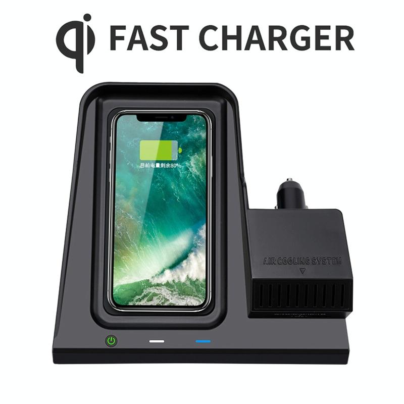 10w Wireless Charger for Honda Avancier / Urv 2017-2020 Qi Standard Quick Charging 4