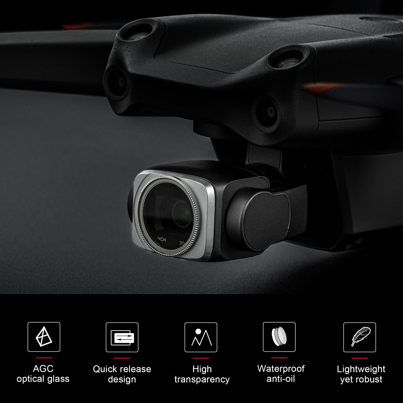 Drone Lens Filter Set for Dji Air 2s - 4 in 1 Cpl Nd16 Nd32 Nd64 4