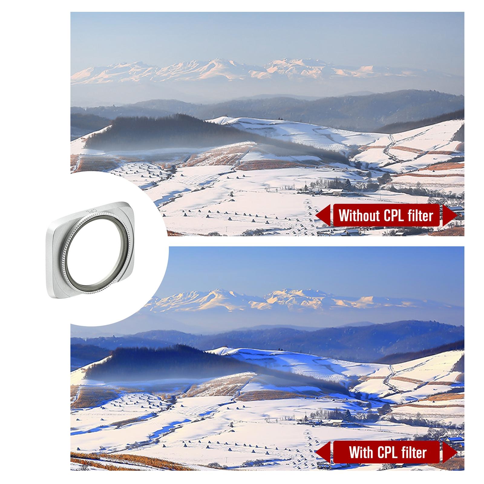 Drone Lens Filter Set for Dji Air 2s - 4 in 1 Cpl Nd16 Nd32 Nd64 7